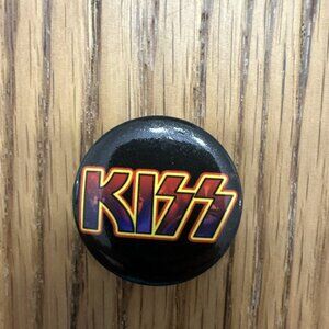 Kiss Pin 89s Hair Band Rock